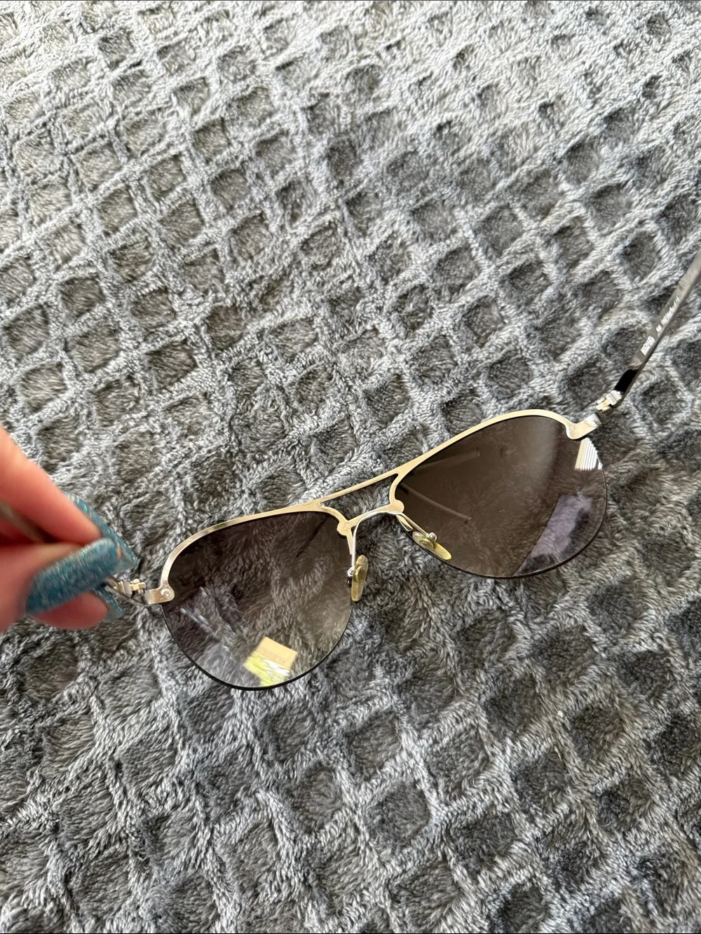 Michael Kors Aviator Sunglasses with Brown Gradient Lenses